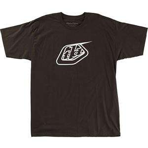  Troy Lee Designs Logo T Shirt   Small/Brown Automotive