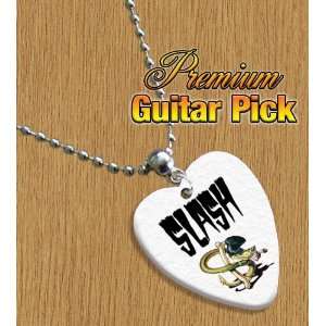  Slash Chain / Necklace Bass Guitar Pick Both Sides Printed 