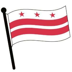  Washington D.C. Waving Flag Clip Art Patio, Lawn & Garden