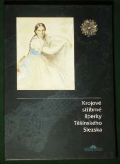   Folk Costume Silver Jewelry Tesin filigree button belt Poland Cieszyn