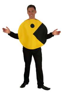 Pac Man 2D Profile Adult Costume Standard *New*  