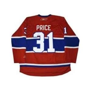  Carey Price Autographed/Hand Signed Pro Jersey Sports 