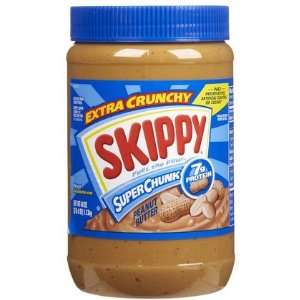  Skippy Peanut Butter, Super Chunk, 40 oz (Quantity of 4 