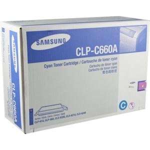  Samsung CLP 660 Cyan Toner 2000 Yield   Genuine OEM toner 