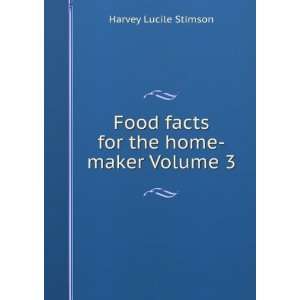   Food facts for the home maker Volume 3 Harvey Lucile Stimson Books