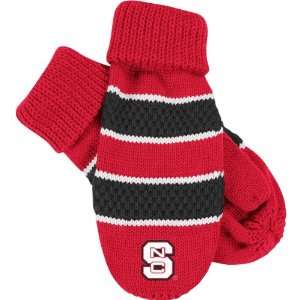  adidas NC State Wolfpack Womens Knit Mittens One Size 