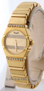 Piaget Polo Ladies 18k Yellow Gold & Diamond Quartz  