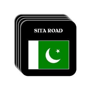  Pakistan   SITA ROAD Set of 4 Mini Mousepad Coasters 