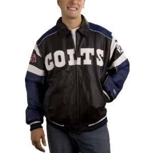 Indianapolis Colts 2008 Pig Napa Elite Leather Varsity Jacket  