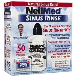  NeilMed Sinus Rinse Saline Nasal Rinse, Premixed Packets 