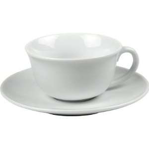Konitz Tea Connaisseur Tea Cups with Saucers, White, Set of 4  