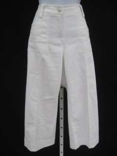ITW BY CLAUDE BROWN White Stretch Pants Slacks Sz 10  
