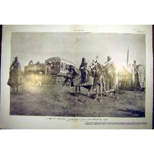 1908 Maharajah Sindhia Gwalior Procession Elephants 