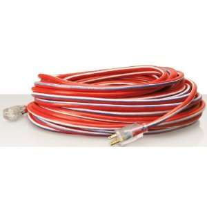 Coleman Cable 02549 USA1 100 Feet Contractor Grade 12/3 with Lighted 