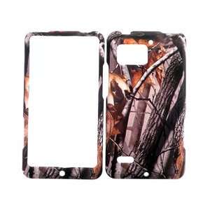  Motoroia Droid Bionic Fall Leaves Cover Case Cell Phones 
