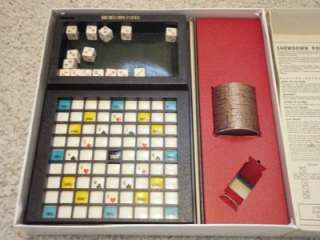 Vintage Family Board Game SHOWDOWN POKER Crossword Dice  
