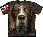 the mountain german shorthaired pointer face large puppy dog t