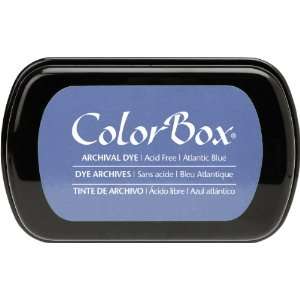  ColorBox Archival Dye Ink Full Size Inkpad, Atlantic Blue 
