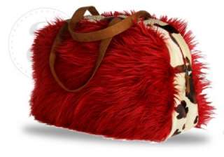   Fur Pony Print Travel Weekend Bag Overnighter Diaper Bag Luggage New