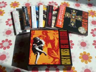 GUNS N ROSES Japan MINI LP SHM CD x 6 titles + PROMO BOX set  