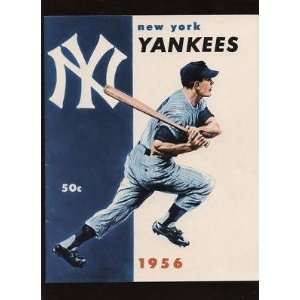  1956 New York Yankees Jay Publishing Yearbook EXMT   MLB 