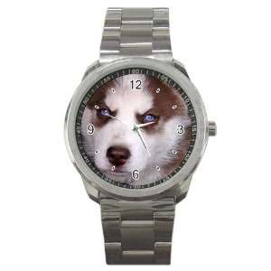  Siberian Husky Puppy Dog 17 Sport Metal Watch EE0631 