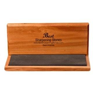 Arkansas Knife Sharpening Stone   Black Surgical 6x2x1/2 by Dans 