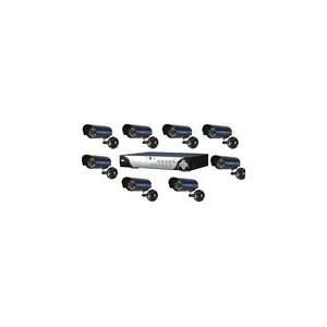  8 Channel Complete CCTV Security Camera System, Day/Night 