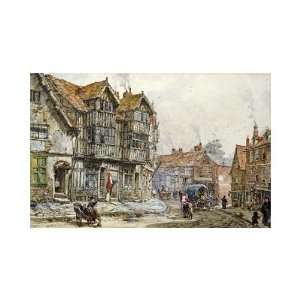    Louise Rayner   Old Houses, Shrewsbury Giclee