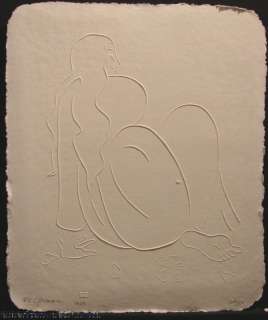   Kiana Paper Cast Embossing Art Signed Limited Ed SUBMIT OFFER  