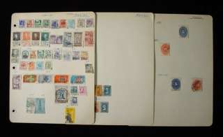   Latin America MEXICAN STAMPS 3 Pages Old Collection LOT 1542L  