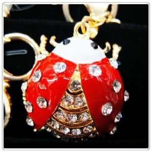  Red Lady Bug Keychain Purse Fashion Decoration Everything 