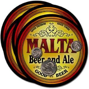  Malta , CO Beer & Ale Coasters   4pk 