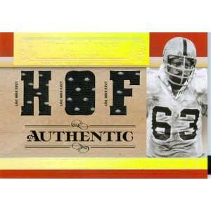 2007 Playoff National Treasures Authentic Gene Upshaw Triple Patch 