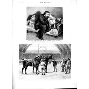  1891 Shire Horse Show Haymarket Theatre Gordon Hopkins 