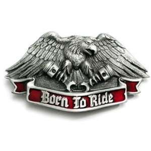  Born To Ride Belt Buckle 