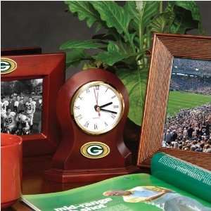  Green Bay Packers Wooden Desk Clock