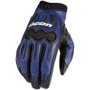  Icon ARC Gloves   Large/Blue Automotive