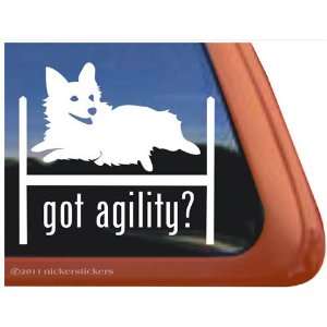 Agility Dog Agility Corgi Vinyl Window Decal Sticker 