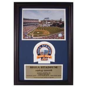  Shea Stadium 8 x 10 Photograph with Commemorative Patch 