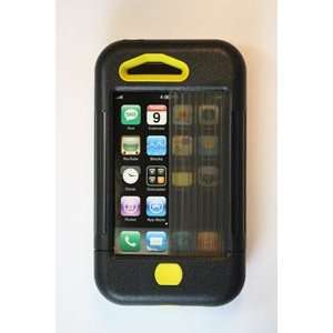  NEW iPhone 3 case black w/ yellow accents (Home Office 