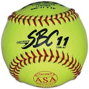  Dudley SBC11YFP ASA Yellow Leather Softball ( ASA 0.47/325 