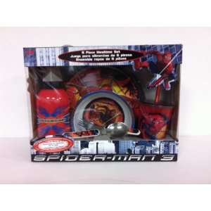   Marvel Super Hero Spiderman 6 Pieces Dinnerware Box Set Toys & Games