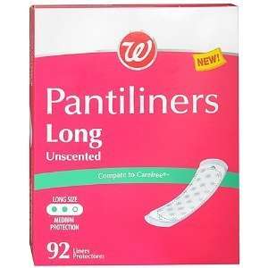   Pantiliners Long, 92 ea