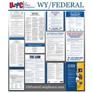 Wyoming WY and Federal all in one Labor Law Poster for 