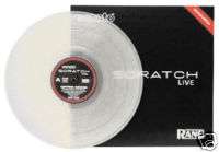 Rane Serato Scratch Live Control Vinyl Clear Record  