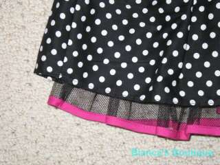 NEW LADYBUG DOT Tulle Dress Boutique Girls Clothes 4T  