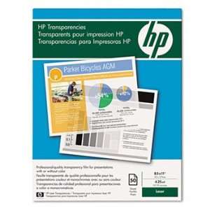  HP® Laser Printer Transparency Film TRANSFLM,LTR,CLR,50BX 