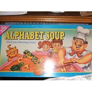  ALPHABET SOUP The Letter Matching Game by Milton Bradley 
