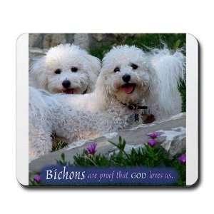  Bichons are Pets Mousepad by  Sports 